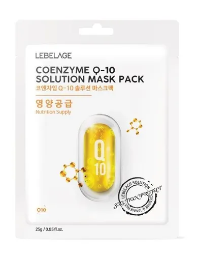 Lebelage, maseczka w płachcie coenzyme q10, 25g