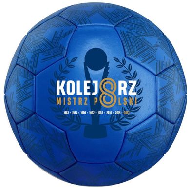 Lech Poznań, piłka, Mistrz Polski, rozmiar 5, niebieski