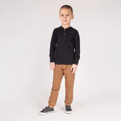 Legginsy chłopięce, brązowe, Nicol