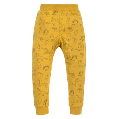 Legginsy chłopięce, żółte, Pinokio