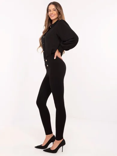 Legginsy damskie, czarne, Factory Price