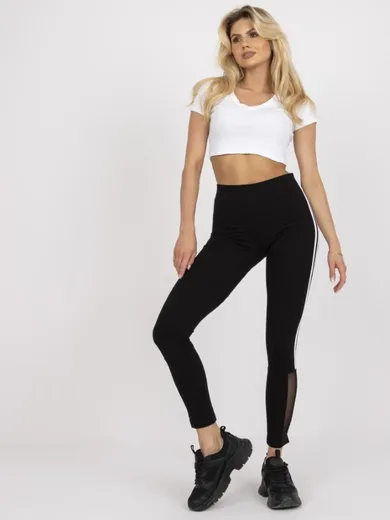 Legginsy damskie, czarne, Relevance