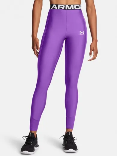 Legginsy damskie, fioletowe, Under Armour