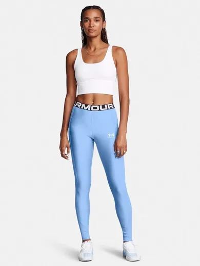 Legginsy damskie, niebieskie, Under Armour