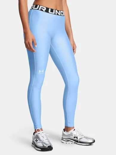 Legginsy damskie, niebieskie, Under Armour