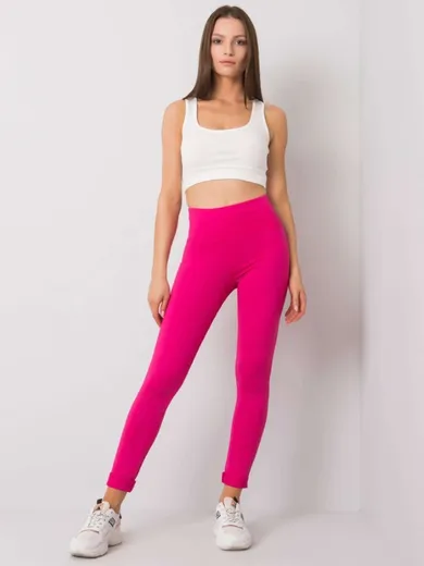 Legginsy damskie, różowe, Ex Moda