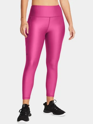 Legginsy damskie, różowe, Under Armour