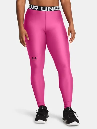 Legginsy damskie, różowe, Under Armour