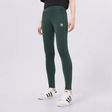 Legginsy damskie, zielone, Adidas