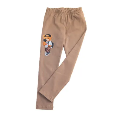 Legginsy dziewczęce, beżowe, Tup Tup