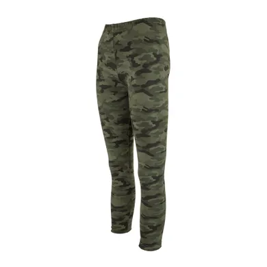 Legginsy dziewczęce, ciemnozielone, moro, Tup Tup