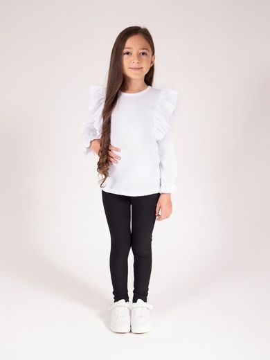 Legginsy dziewczęce, czarne, Nicol