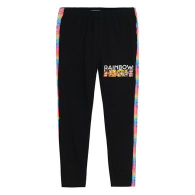 Legginsy dziewczęce, czarne, Rainbow High, Licence Brand