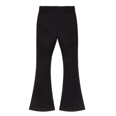 Legginsy dziewczęce, dzwony, czarne, Pinokio