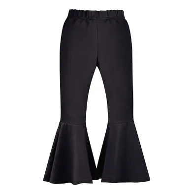 Legginsy dziewczęce, dzwony, czarne, Pinokio