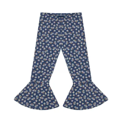 Legginsy dziewczęce, dzwony, niebieskie, Nicol