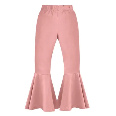 Legginsy dziewczęce, dzwony, różowe, Pinokio