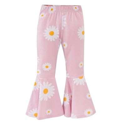 Legginsy dziewczęce, dzwony, różowe, Pinokio