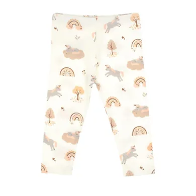 Legginsy dziewczęce, ecru, Nicol