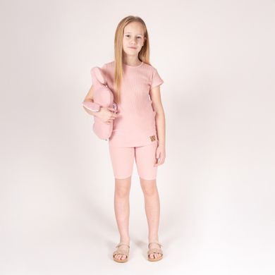 Legginsy dziewczęce, kolarki, różowe, Nicol