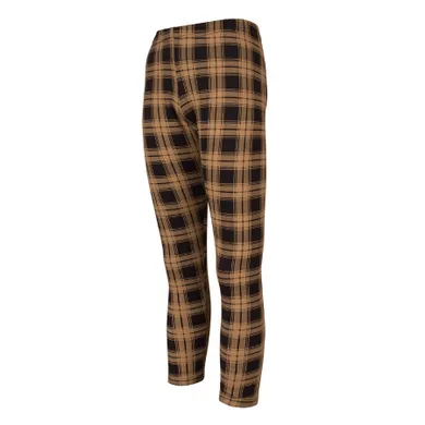 Legginsy dziewczęce, ocieplane, żółto-czarne, Tup Tup