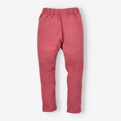 Legginsy dziewczęce, różowe, I Love Colors