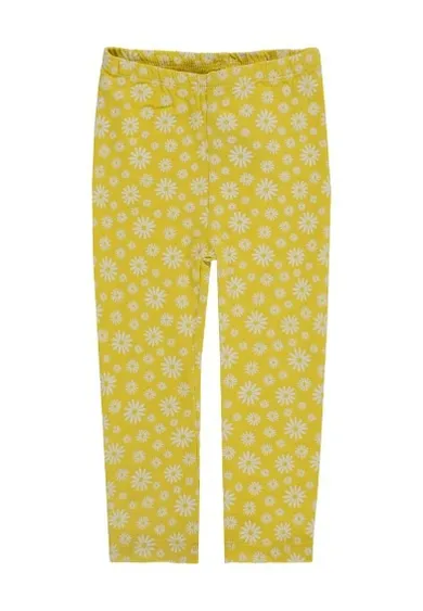 Legginsy dziewczęce, żółte, Kanz