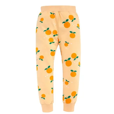 Legginsy niemowlęce, pomarańczowe, Pinokio