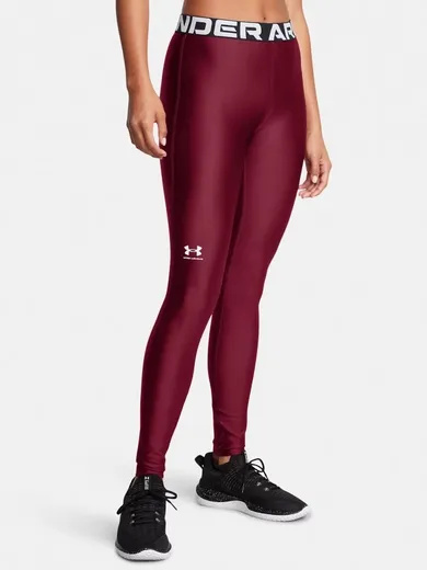 Legginsy termoaktywne damskie, bordowe, Under Armour