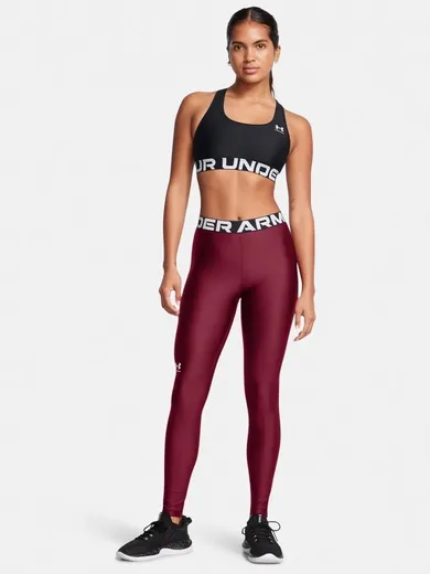Legginsy termoaktywne damskie, bordowe, Under Armour