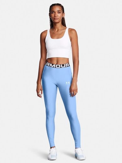 Legginsy termoaktywne damskie, niebieskie, Under Armour