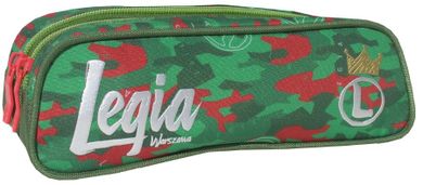 Legia Warszawa, piórnik dwukomorowy, saszetka