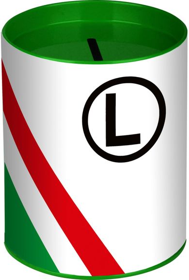 Legia Warszawa, skarbonka metalowa