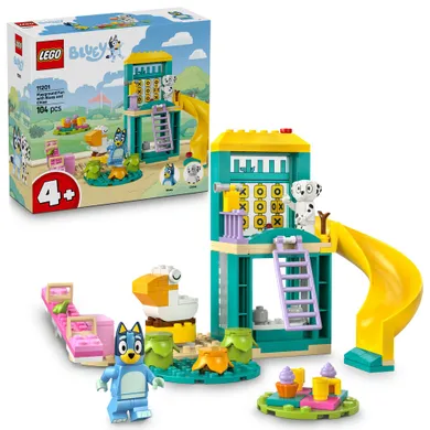 LEGO Bluey, Blue i Łatka na placu zabaw, 11201