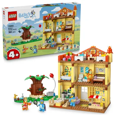 LEGO Bluey, Dom rodzinny Blue, 11203