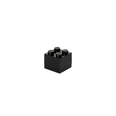 LEGO, Brick 4, mini pojemnik klocek, czarny