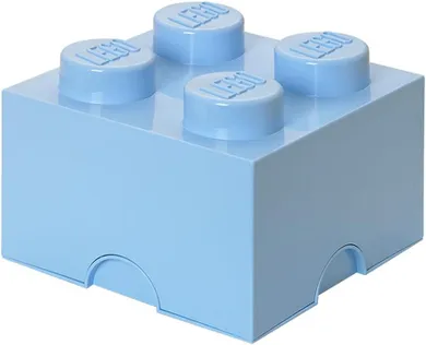 LEGO, Brick 4, pojemnik klocek, błękitny