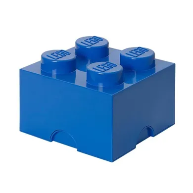 LEGO, Brick 4, pojemnik klocek, niebieski