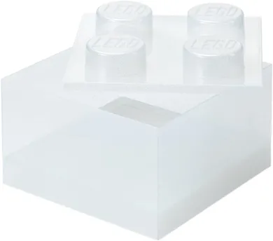 LEGO, Brick 4, pojemnik klocek, transparentny
