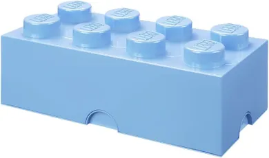 LEGO, Brick 8, pojemnik klocek, błękitny