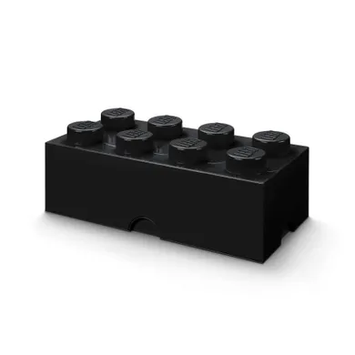 LEGO, Brick 8, pojemnik klocek, czarny