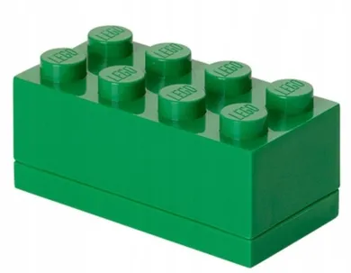 LEGO, Brick 8, pojemnik klocek, zielony