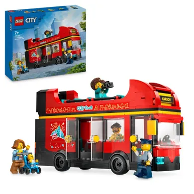 LEGO City, Czerwony, piętrowy autokar, 60407