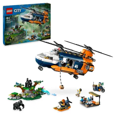 LEGO City, Helikopter badaczy dżungli w bazie, 60437