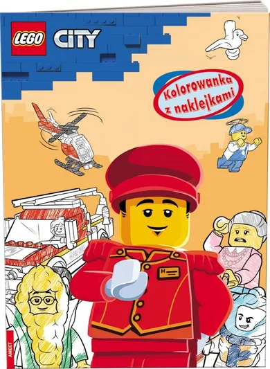 LEGO City. Kolorowanka z naklejkami