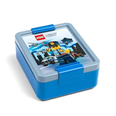 LEGO City, lunchbox, niebiesko-szary