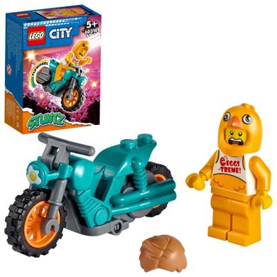 LEGO City, Motocykl kaskaderski z kurczakiem, 60310