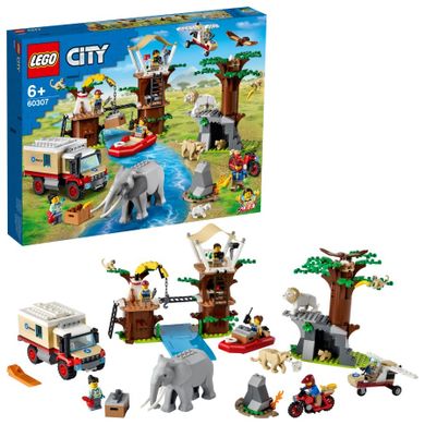 LEGO City, Obóz ratowników dzikich zwierząt, 60307