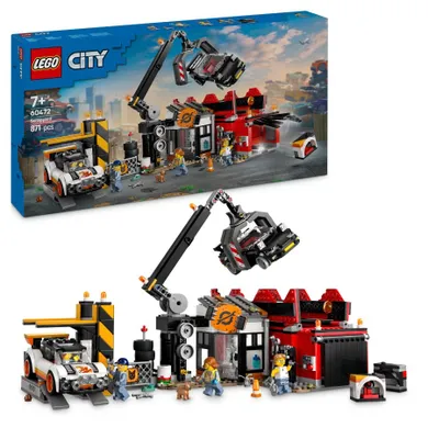 LEGO City, Złomowisko z samochodami, 60472