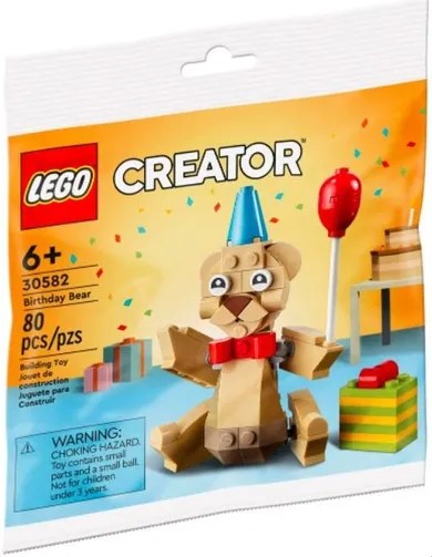 LEGO Creator, Urodzinowy niedźwiedź, 30582